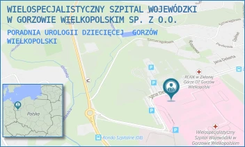 PORADNIA UROLOGII DZIECIĘCEJ - WIELOSPECJALISTYCZNY SZPITAL WOJEWÓDZKI W GORZOWIE WIELKOPOLSKIM SP. Z O.O. - UL. JANA DEKERTA 1,  GORZÓW WIELKOPOLSKI