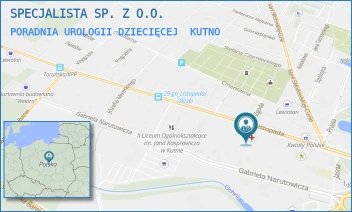 PORADNIA UROLOGII DZIECIĘCEJ - SPECJALISTA SP. Z O.O. - UL. 29-LISTOPADA 37, KUTNO