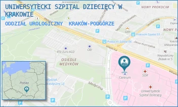 ODDZIAŁ UROLOGICZNY - UNIWERSYTECKI SZPITAL DZIECIĘCY W KRAKOWIE - UL. WIELICKA 265, KRAKÓW-PODGÓRZE