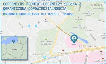 PORADNIA UROLOGICZNA DLA DZIECI - COPERNICUS PODMIOT LECZNICZY SPÓŁKA Z OGRANICZONĄ ODPOWIEDZIALNOŚCIĄ - UL. POWSTAŃCÓW WARSZAWSKICH 1-2, GDAŃSK