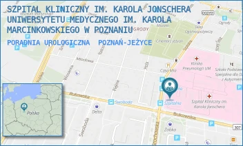 PORADNIA UROLOGICZNA - SZPITAL KLINICZNY IM. KAROLA JONSCHERA UNIWERSYTETU MEDYCZNEGO IM. KAROLA MARCINKOWSKIEGO W POZNANIU - SZPITALNA 27/33, POZNAŃ-JEŻYCE